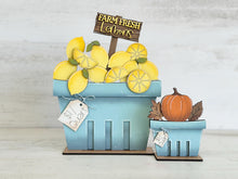 Load image into Gallery viewer, Berry Farm Basket for the Flower Basket Interchangeable File SVG, TINY, Bucket, Fruit Strawberry Tiered Tray, Glowforge, LuckyHeartDesignsCo
