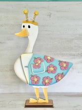 Load image into Gallery viewer, Goose Animal Hats Summer Interchangeable Outfit File SVG, Hawaiian, Flower, Shirt Seasonal, Holiday, Glowforge, LuckyHeartDesignsCo
