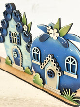 Load image into Gallery viewer, Blueberry Standing Houses File SVG, Glowforge, Summer, Spring, Fruit, Cupcake, LuckyHeartDesignsCo
