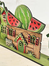Load image into Gallery viewer, Watermelon Standing Houses File SVG, Glowforge, Summer, Spring, Fruit, Farm, LuckyHeartDesignsCo
