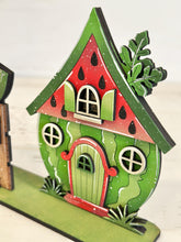 Load image into Gallery viewer, Watermelon Standing Houses File SVG, Glowforge, Summer, Spring, Fruit, Farm, LuckyHeartDesignsCo
