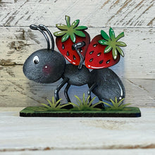 Load image into Gallery viewer, Ant Fruit Marching Standing File SVG, Strawberry, Lemon, Summer , Watermelon, Picnic, Apple, Tiered Tray, Glowforge, LuckyHeartDesignsCo
