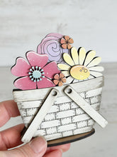 Load image into Gallery viewer, Daisy Spring Flowers For The Flower Basket Interchangeable File SVG, TINY, Floral, Tiered Tray, Glowforge, LuckyHeartDesignsCo
