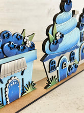 Load image into Gallery viewer, Blueberry Standing Houses File SVG, Glowforge, Summer, Spring, Fruit, Cupcake, LuckyHeartDesignsCo
