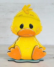 Load image into Gallery viewer, New Duck Animal Hats Interchangeable MINI File SVG, Seasonal Leaning sign, Holiday, Pet, Farm Tiered Tray Glowforge, LuckyHeartDesignsCo
