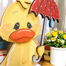 Load image into Gallery viewer, Spring Duck for the Birdhouse Interchangeable File SVG, Glowforge, Boots, Umbrella, Daisy, Holiday Shapes, Bird house, LuckyHeartDesignsCo

