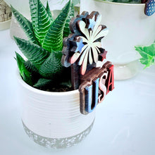 Load image into Gallery viewer, July Fourth Mug Hugger Bundle File SVG, Glowforge, USA, America, Flag, Firework, Tiered Tray, Plant Topper, Gift, LuckyHeartDesignsCo
