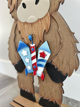 Load image into Gallery viewer, Highland Porch July Fourth Interchangeable Hats File SVG, (hat only) Seasonal Cow Holiday Farm, America, USA, Glowforge, LuckyHeartDesignsCo
