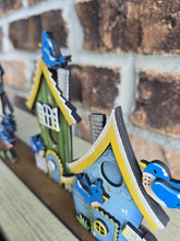 Load image into Gallery viewer, Birdhouses Set Standing Houses File SVG, Glowforge, Flower, Bird, Spring, Summer, LuckyHeartDesignsCo
