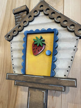 Load image into Gallery viewer, Fruit Salad for the Birdhouse Interchangeable File SVG, Glowforge lemon Strawberry Summer Seasonal Holiday, Bird house, LuckyHeartDesignsCo
