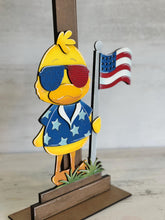 Load image into Gallery viewer, Duck Fourth Of July Birdhouse Interchangeable File SVG, Glowforge, Seasonal, Holiday Shapes, America, Fourth of July, LuckyHeartDesignsCo
