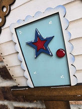 Load image into Gallery viewer, Highland Statue Of Liberty July for the Birdhouse Interchangeable File SVG, Glowforge, USA Cow, America, Fourth of July, LuckyHeartDesignsCo
