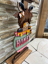 Load image into Gallery viewer, Highland Bee for the Birdhouse Interchangeable File SVG, Glowforge, Cow, Farm Seasonal, Holiday Shapes, Bird house, LuckyHeartDesignsCo
