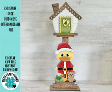 Load image into Gallery viewer, Christmas Duck for the Birdhouse Interchangeable File SVG, Presents Reindeer Santa, Seasonal, Holiday, Glowforge, Laser, LuckyHeartDesignsCo
