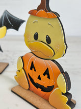 Load image into Gallery viewer, Halloween Duck Standing File SVG, Pumpkin, Witch, Jack-o-lantern, Farm, Bat, Candy, Mummy, Tiered Tray Glowforge, LuckyHeartDesignsCo
