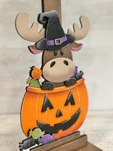 Load image into Gallery viewer, Halloween Moose for the Birdhouse Interchangeable File SVG, Glowforge, Seasonal, Witch, Candy, Pumpkin, Holiday Shapes, LuckyHeartDesignsCo
