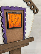 Load image into Gallery viewer, Halloween Moose for the Birdhouse Interchangeable File SVG, Glowforge, Seasonal, Witch, Candy, Pumpkin, Holiday Shapes, LuckyHeartDesignsCo
