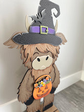 Load image into Gallery viewer, Porch Highland Halloween Interchangeable Hats File SVG, (hat only) Seasonal, Witch, Cow, Holiday, Farm, Fall, Glowforge, LuckyHeartDesignsCo
