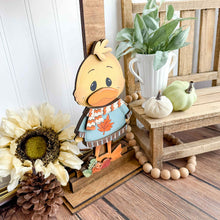 Load image into Gallery viewer, Duck Fall for the Birdhouse Interchangeable File SVG, Glowforge, Leaves, Leaf, Sweater, Pumpkin, Holiday Shapes, LuckyHeartDesignsCo
