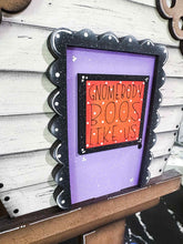 Load image into Gallery viewer, Gnome Halloween for the Birdhouse Interchangeable File SVG, Glowforge, Seasonal, Candy, Ghost, Pumpkin, Holiday Shapes, LuckyHeartDesignsCo
