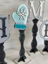 Load image into Gallery viewer, Pedestal Spindle Slide On Seasonal Set Interchangeable File SVG, Home Sign, Christmas Fall Decor Glowforge, LuckyHeartDesignsCo
