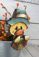 Load image into Gallery viewer, Duck Fall Mug Hugger File SVG, Glowforge Tiered Tray, Tray Decor, Scarecrow, Pumpkin, Leaf, Leaves, Gift, Topper, LuckyHeartDesignsCo
