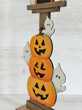 Load image into Gallery viewer, Cute Halloween Ghost Birdhouse Interchangeable File SVG, Glowforge, Pumpkin Trick or Treat, Seasonal, Holiday Shapes, LuckyHeartDesignsCo
