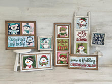 Load image into Gallery viewer, Pearl Border Frame Interchangeable Leaning Sign File SVG, Glowforge, Ladder, Backer, Holiday, Seasonal, Pedestal, LuckyHeartDesignsCo Base
