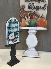 Load image into Gallery viewer, Pedestal Tall Arch Sign Interchangeable File SVG, TINY, FRAME only, Farmhouse Glowforge, Seasonal, Holiday, Tiered Tray LuckyHeartDesignsCo

