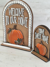 Load image into Gallery viewer, Holiday Shape Set Tall Arch Sign Interchangeable File SVG, TINY, INSERTS only, Christmas, Halloween, Fall, Glowforge, LuckyHeartDesignsCo
