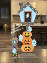 Load image into Gallery viewer, Small Birdhouse Seasonal Holiday Interchangeable File SVG, Glowforge, Christmas, Halloween, Fall, Winter, July, Spring, LuckyHeartDesignsCo
