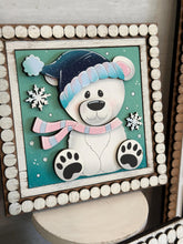 Load image into Gallery viewer, Pearl Border Frame Interchangeable Leaning Sign File SVG, Glowforge, Ladder, Backer, Holiday, Seasonal, Pedestal, LuckyHeartDesignsCo Base

