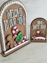 Load image into Gallery viewer, Holiday Shape Set Tall Arch Sign Interchangeable File SVG, TINY, INSERTS only, Christmas, Halloween, Fall, Glowforge, LuckyHeartDesignsCo
