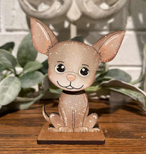 Load image into Gallery viewer, Dog Puppy Standing Set File SVG, Chihuahua Tiered Tray Glowforge, LuckyHeartDesignsCo
