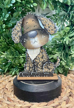 Load image into Gallery viewer, Dog Two Puppy Standing Set File SVG, Pitbull, Poodle, Lab, Golden Retriever, Dachshund, Tiered Tray Glowforge, LuckyHeartDesignsCo
