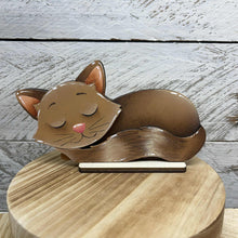 Load image into Gallery viewer, Cat Kitten Standing Set File SVG, Pet, Tiered Tray Glowforge, LuckyHeartDesignsCo
