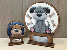 Load image into Gallery viewer, Dog Home Snow Globe Interchangeable File SVG, TINY Glowforge, Pet, Puppy, Tiered Tray LuckyHeartDesignsCo
