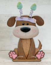 Load image into Gallery viewer, Floppy Ear Dog Animal Hats Interchangeable MINI File SVG, Seasonal Leaning sign, Holiday, Pet, Tiered Tray Glowforge, LuckyHeartDesignsCo

