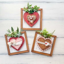 Load image into Gallery viewer, Chunky Heart Flower Vase Squares Sign File SVG, Stems, Mothers Day, Craft, Love, Farmhouse Valentines Glowforge, LuckyHeartDesignsCo
