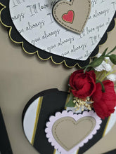 Load image into Gallery viewer, Chunky Heart Flower Vase Vertical Sign File SVG, Stems, Mothers Day, Craft, Love, Farmhouse Valentines Glowforge, LuckyHeartDesignsCo
