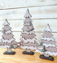 Load image into Gallery viewer, Valentine Chunky Tree Standing File SVG, Flower Christmas mantle decor, Centerpiece, Love, Heart, glowforge, LuckyHeartDesignsCo
