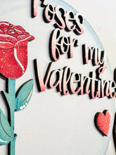 Load image into Gallery viewer, Rose Valentine Snow Globe Interchangeable File SVG, TINY, Flower, Floral, Roses Glowforge, Love, Heart, Tiered Tray LuckyHeartDesignsCo
