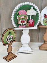 Load image into Gallery viewer, Pedestal Pearl Snow Globe Interchangeable File SVG, (frame only) Glowforge, Seasonal, Holiday, LuckyHeartDesignsCo
