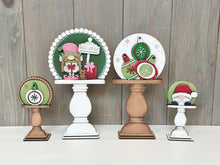 Load image into Gallery viewer, Pedestal Pearl Snow Globe Interchangeable File SVG, (frame only) Glowforge, Seasonal, Holiday, LuckyHeartDesignsCo
