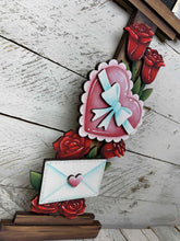 Load image into Gallery viewer, Roses Valentine for the Birdhouse Interchangeable File SVG, Valentine's Day, Love Holiday Shapes, Glowforge, Laser, LuckyHeartDesignsCo

