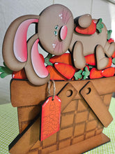 Load image into Gallery viewer, Floppy Easter Bunny Carrots For The Flower Basket Interchangeable File SVG, Easter Egg, Carrots, Tiered Tray, Glowforge, LuckyHeartDesignsCo
