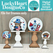 Load image into Gallery viewer, Pedestal Pearl Snow Globe Interchangeable File SVG, (frame only) Glowforge, Seasonal, Holiday, LuckyHeartDesignsCo
