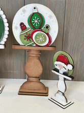 Load image into Gallery viewer, Pedestal Pearl Snow Globe Interchangeable File SVG, (frame only) Glowforge, Seasonal, Holiday, LuckyHeartDesignsCo

