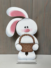 Load image into Gallery viewer, Floppy Easter Bunny Flower Basket Interchangeable File SVG, TINY, Eggs, Carrots, Jelly Beans Spring, Holiday, Glowforge, LuckyHeartDesignsCo
