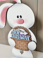 Load image into Gallery viewer, Floppy Easter Bunny Flower Basket Interchangeable File SVG, TINY, Eggs, Carrots, Jelly Beans Spring, Holiday, Glowforge, LuckyHeartDesignsCo
